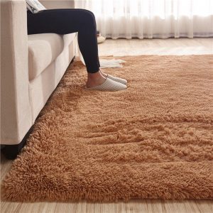 Soft Shaggy Carpets For Living Room Solid Carpet Bedroom Kids Room Fluffy Rug Sofa Coffee Table